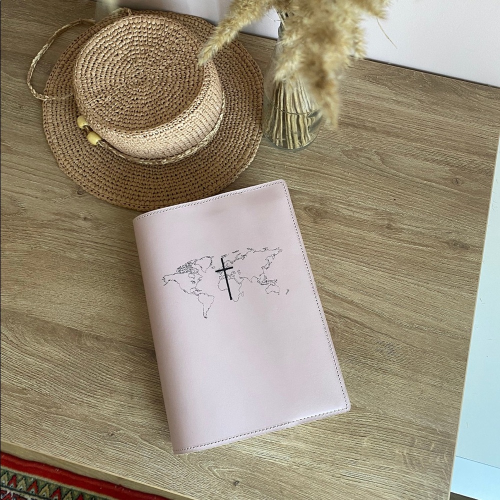 Bible Cover for Women Beautiful Ballet Pink